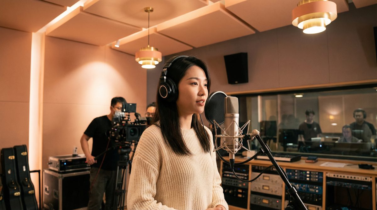 黑丝视频：音乐录制视频幕后花絮